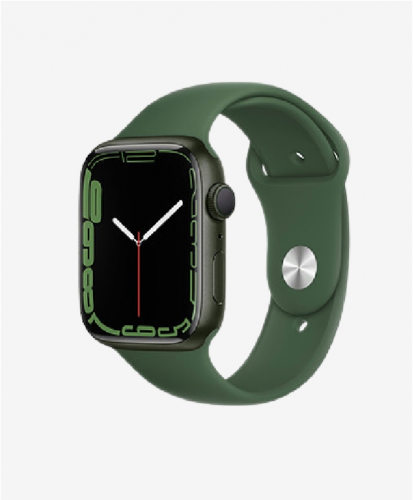 Apple Watch Series 7 - GPS - Aluminium - Vert - Bracelet Sport - 45 mm  - 1