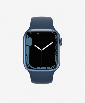 Apple Watch Series 7 - GPS - Aluminium - Bleu-...